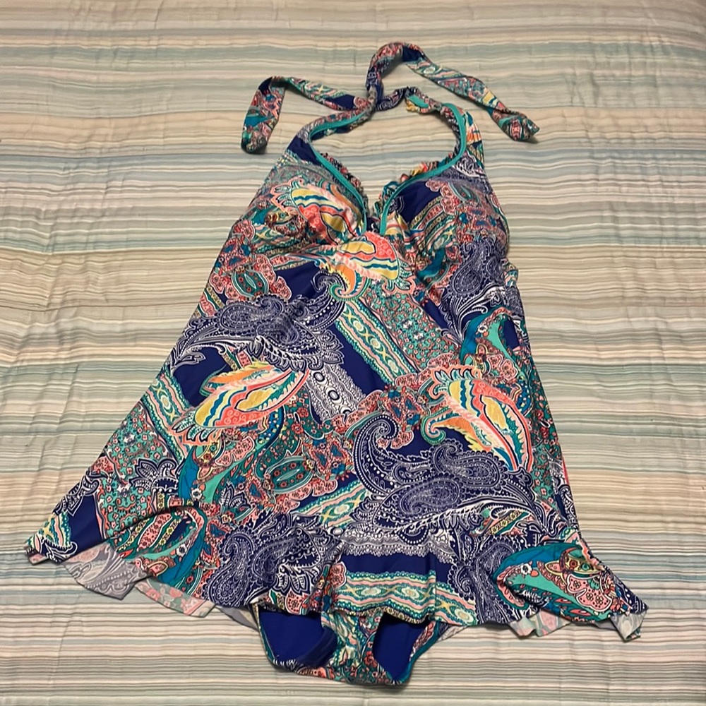 Kenneth Cole Reaction Paisley One Piece Small